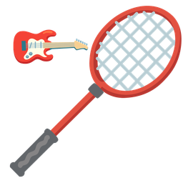 badminton and guitar