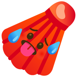 badminton and hot face