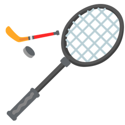 badminton and ice hockey