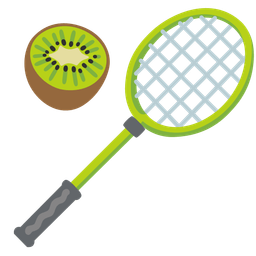 badminton and kiwi fruit