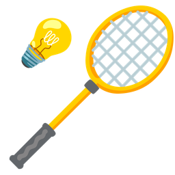 badminton and light bulb