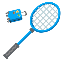 badminton and luggage