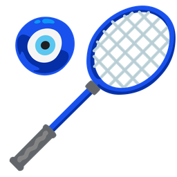 badminton and nazar amulet