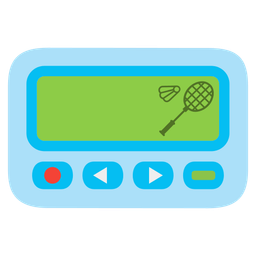 badminton and pager