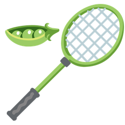 badminton and pea pod
