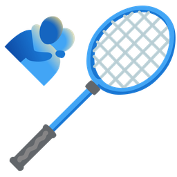 badminton and people hugging