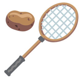 badminton and potato
