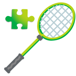 badminton and puzzle piece