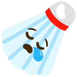 badminton and sleepy face