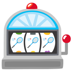 badminton and slot machine