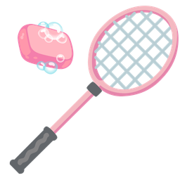 badminton and soap