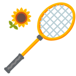 badminton and sunflower