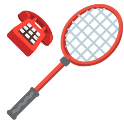 badminton and telephone
