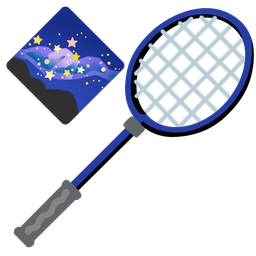 badminton and telescope