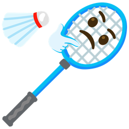 badminton and thinking face