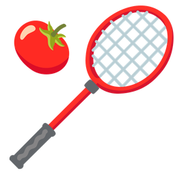 badminton and tomato