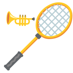 badminton and trumpet