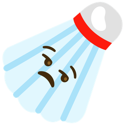 badminton and unamused face