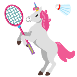 badminton and unicorn