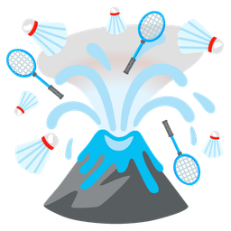 badminton and volcano