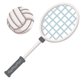 badminton and volleyball