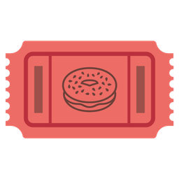 bagel and admission tickets