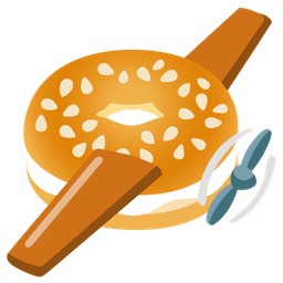 bagel and airplane