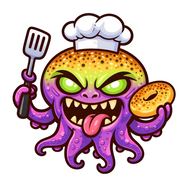 Bagel and Alien monster