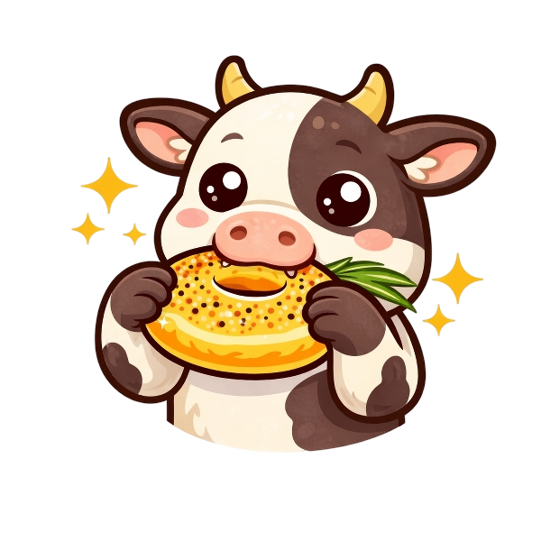 Bagel and Cow face