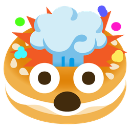 bagel and exploding head