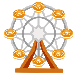 bagel and ferris wheel