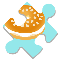 bagel and puzzle piece