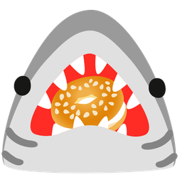 bagel and shark