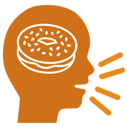 bagel and speaking head