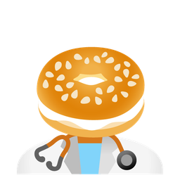 bagel and stethoscope