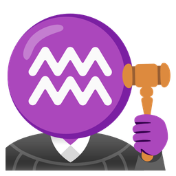 balance scale and Aquarius