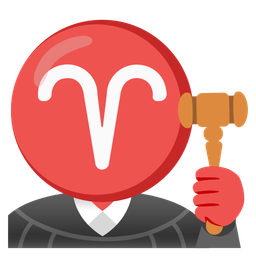 balance scale and Aries