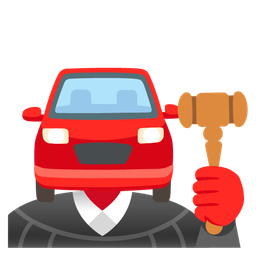 balance scale and automobile