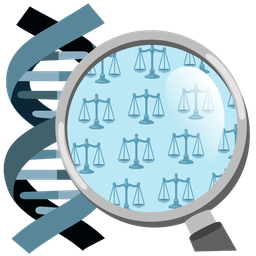 balance scale and dna