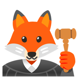 balance scale and fox