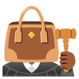 balance scale and handbag