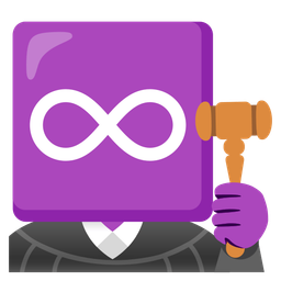 balance scale and infinity