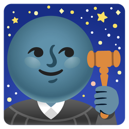 balance scale and new moon face