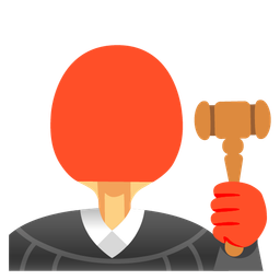 balance scale and ping pong