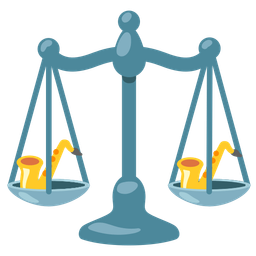 balance scale and saxophone