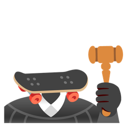 balance scale and skateboard