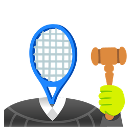 balance scale and tennis