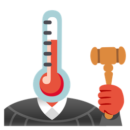 balance scale and thermometer