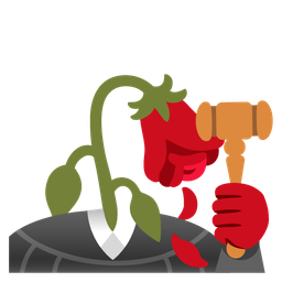 balance scale and wilted flower