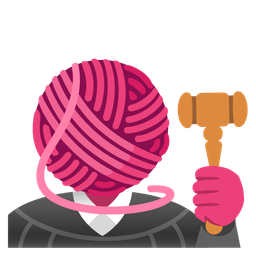 balance scale and yarn